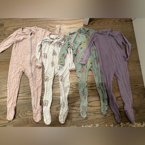Kyte baby lot. All sizes 12-18mo zipper footie PJs